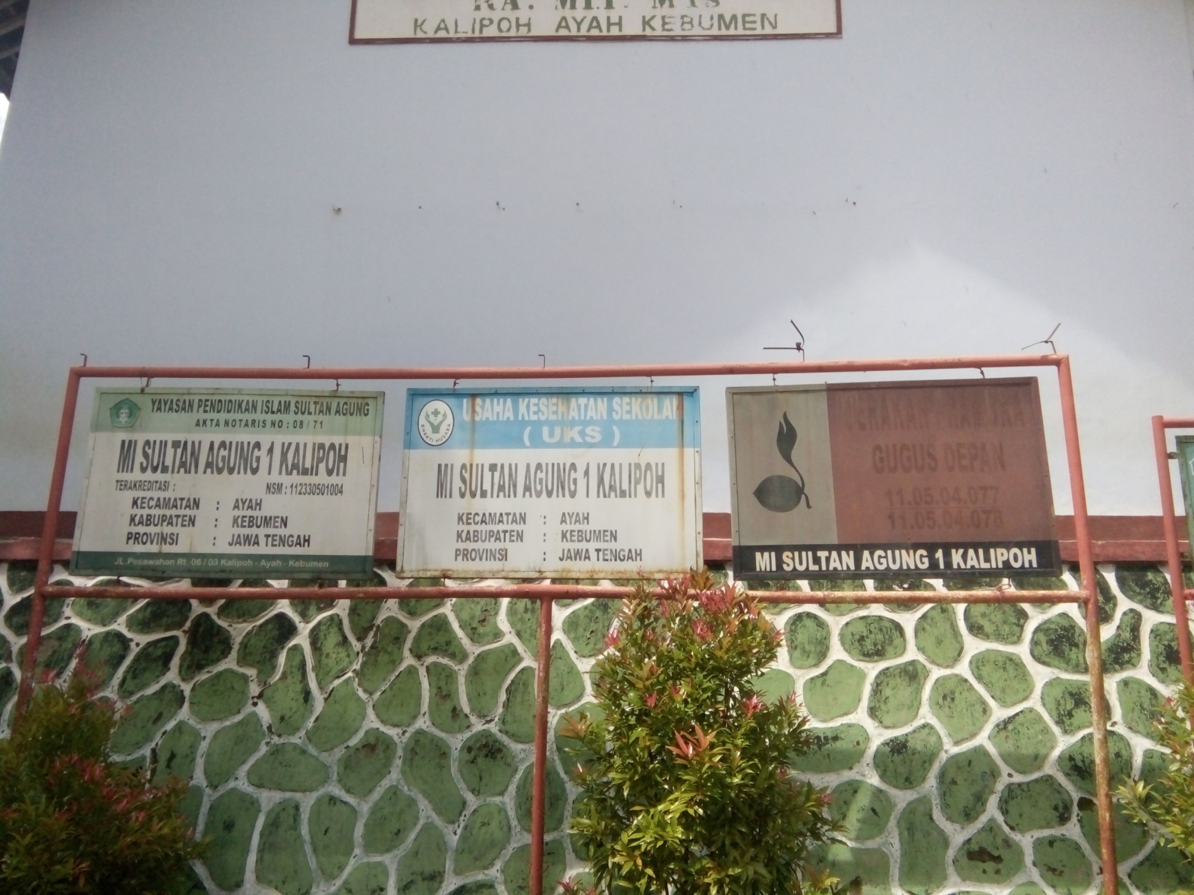 Sejarah MI Sultan Agung 1 Kalipoh