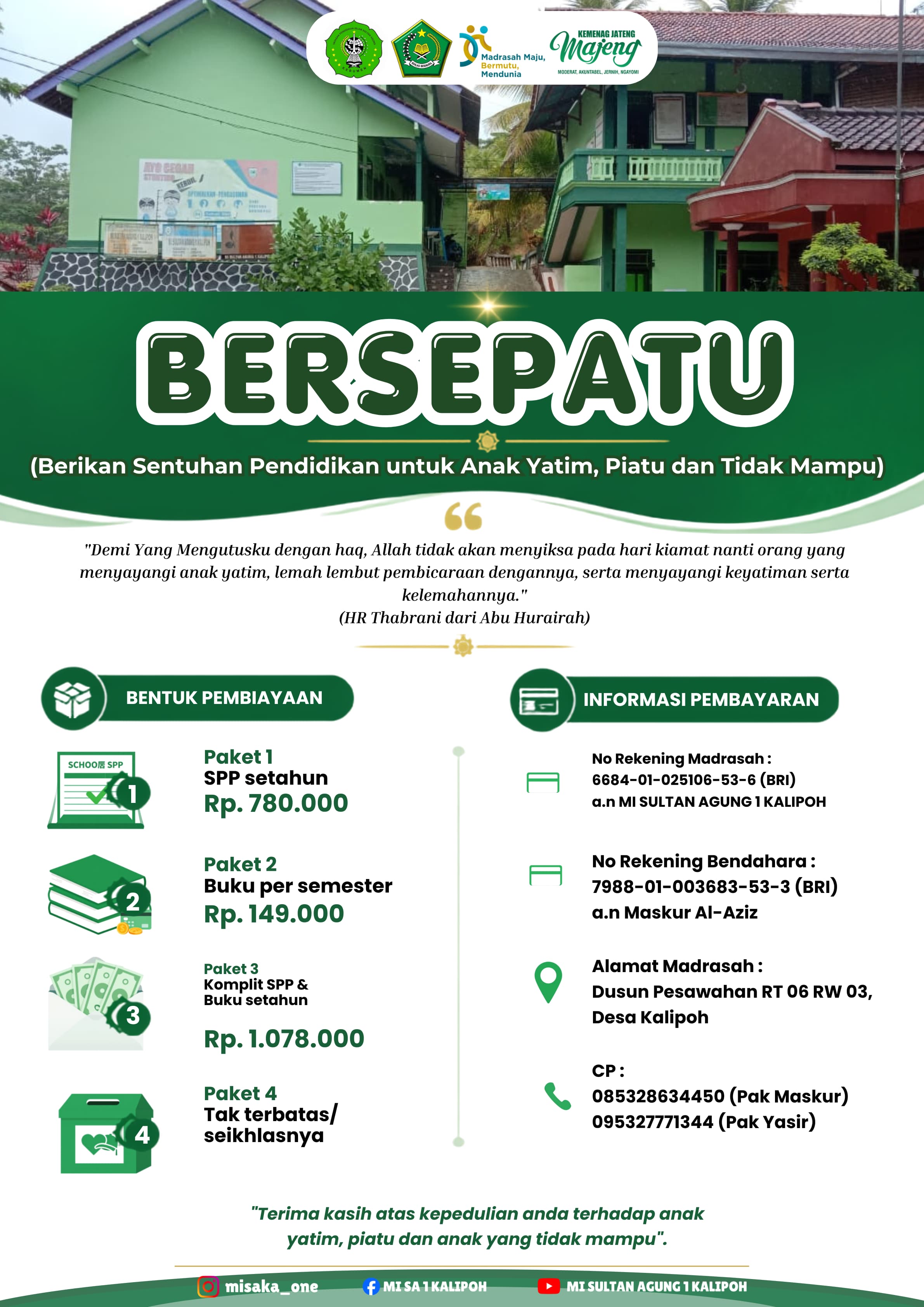 Setiap Anak Berhak Bermimpi: BERSEPATU Hadirkan Harapan Pendidikan bagi Yatim dan Tidak Mampu